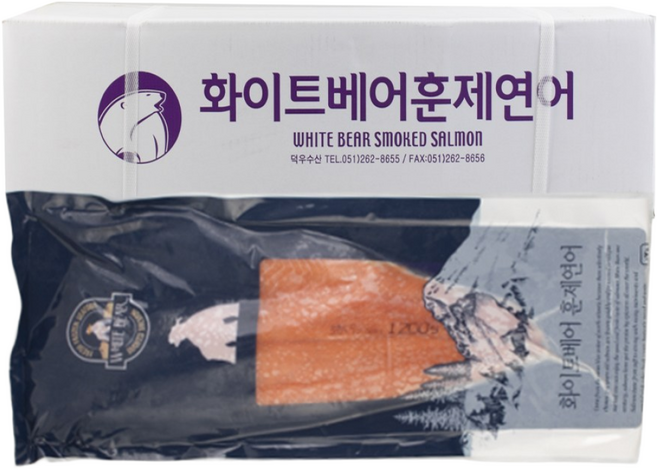 그램원 코호 훈제연어필렛 9Kg 박스, 1개