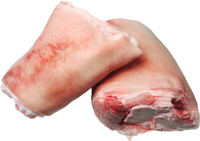 [행복미트] 돼지 통장족 뼈사태 돈학 원육 2kg내외 [당일발송], 1개, 2kg