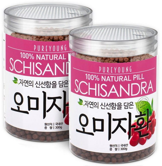 퓨어영 국산 오미자환300g, 2개, 300g