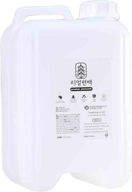 피톤치드 편백수 편백나무 원액 리필형, 1개, 10L