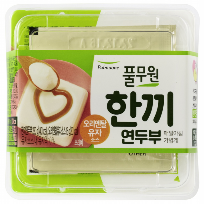 [퀴클리몰] 풀무원 한끼 연두부 110g x 8, 220g, 12개