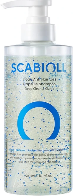 스카비올 탈모증상완화 캡슐 샴푸 500ml, 1개 - 쿠팡