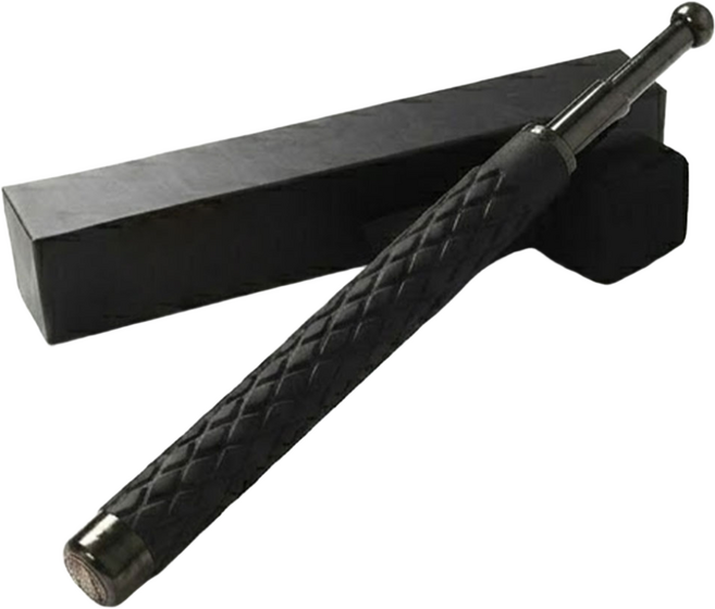 픽센드 호신용 고급 삼단봉 26인치 66cm 블랙, 1개