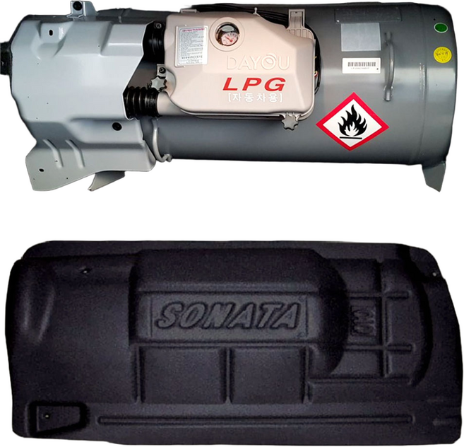 가스통가리개 커버 LPG 차량 현대차종 격벽 까스통 택시 트렁크정리함, 그랜져HG(2세대-14년형이후)