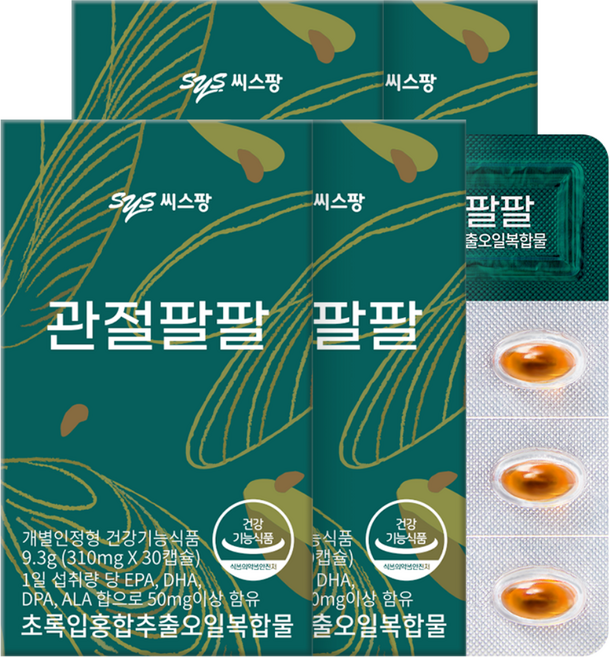 씨스팡 관절팔팔, 30정, 4개