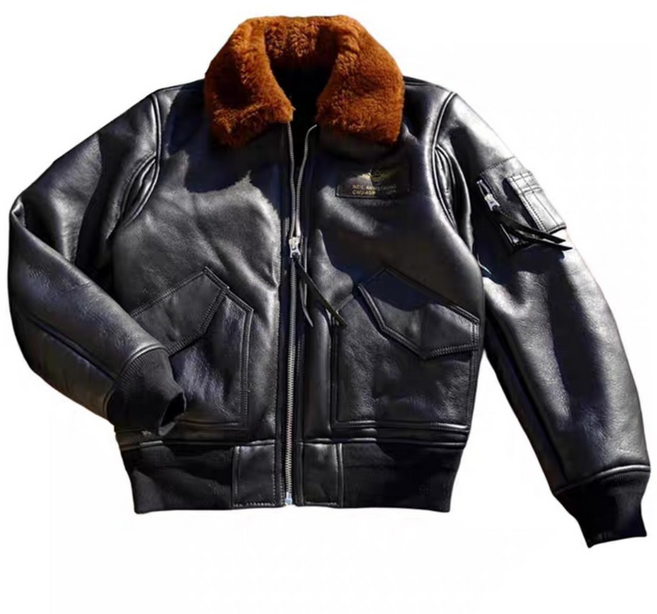 MA-1테디램카라무스탕자켓