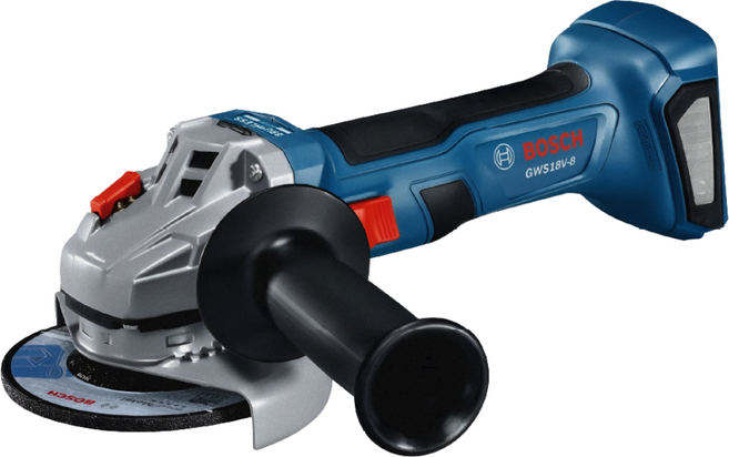 보쉬 18V 무선 충전 전동 그라인더 100mm 베어툴 GWS18V-8, 1개