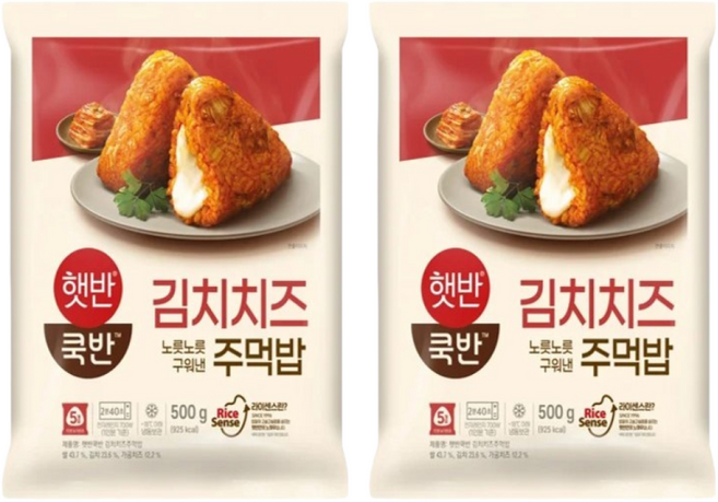 비비고 (냉동)비비고 구워낸주먹밥김치치즈500g, 1kg, 1개
