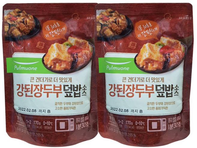 강된장두부덮밥소스170g x 2개, 170g