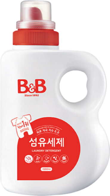 비앤비 무루무루 섬유세제 본품, 1.5L, 1개
