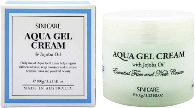 호주 제조 & 생산 시니케어 아쿠아젤 수분 크림, 2개, 100g