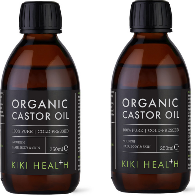 키키헬스 유기농 냉압착 피마자유 250ml 캐스터오일 피부 모발 속눈썹 영양 올인원 케어 비건 kikihealth, 2개, 250g