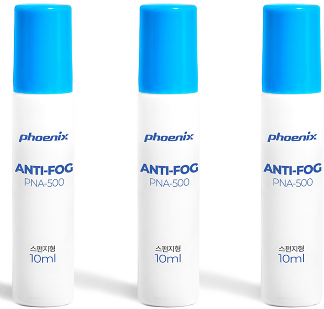 피닉스 안티포그액 스펀지형 세트, 3개, 10ml