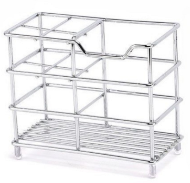 말코니 욕실 칫솔 꽂이, 1개, 실버