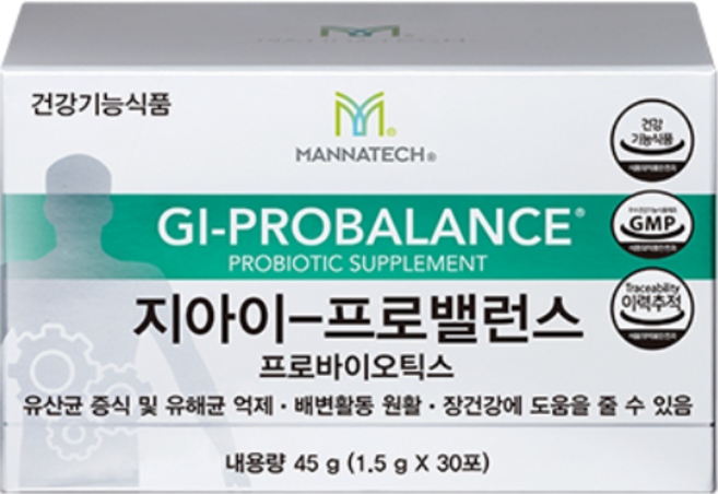 매나테크 지아이 프로밸런스 프로바이오틱스 1.5g, 45g, 1개