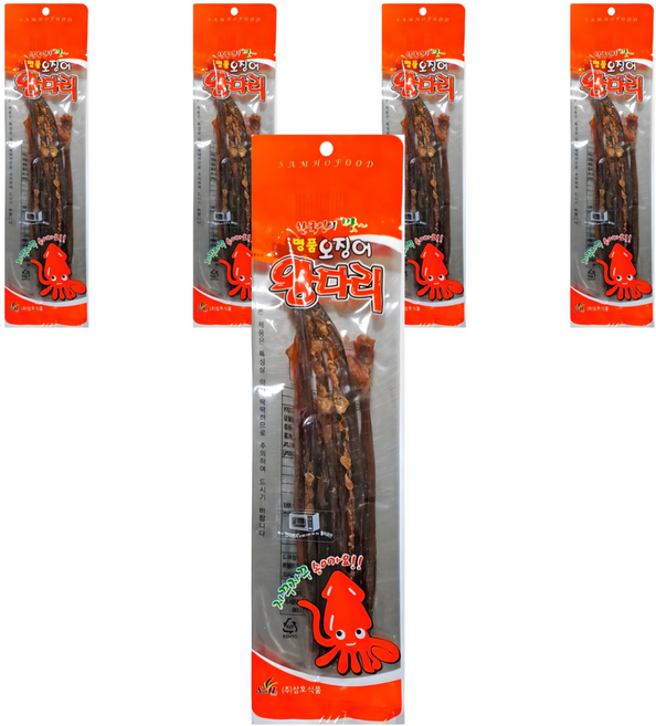 삼호식품 명품 오징어왕다리, 45g, 5개