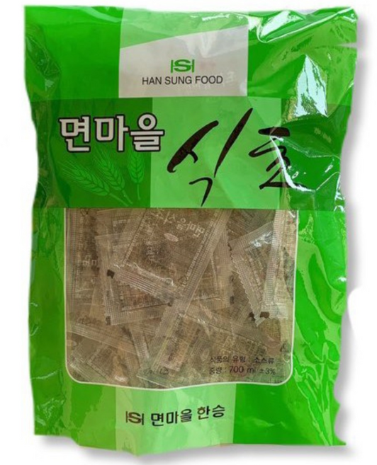 푸드마을 특가할인 일회용 식초 1봉지 (7ml x 100개 내외), 1개, 700ml