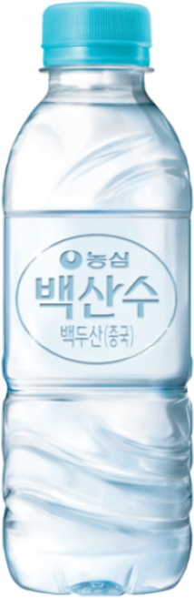 백산수 무라벨 생수, 330ml, 20개