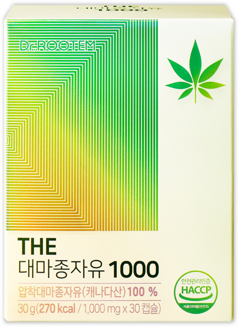 닥터루템 정품 THE 대마종자유 1000, 30정, 1개