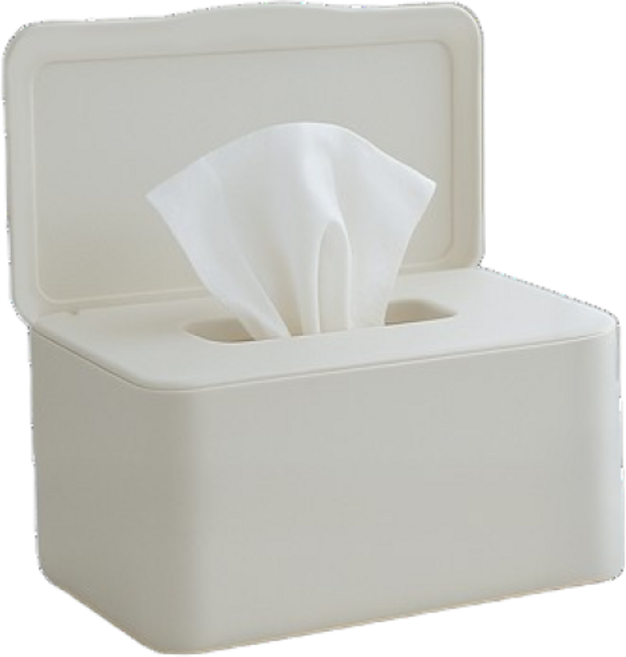 나코 물티슈 케이스 티슈퐁 스프링 국내산 보관함 커버 티슈 각티슈 마스크보관함 위생보관함, 1개, 아이보리