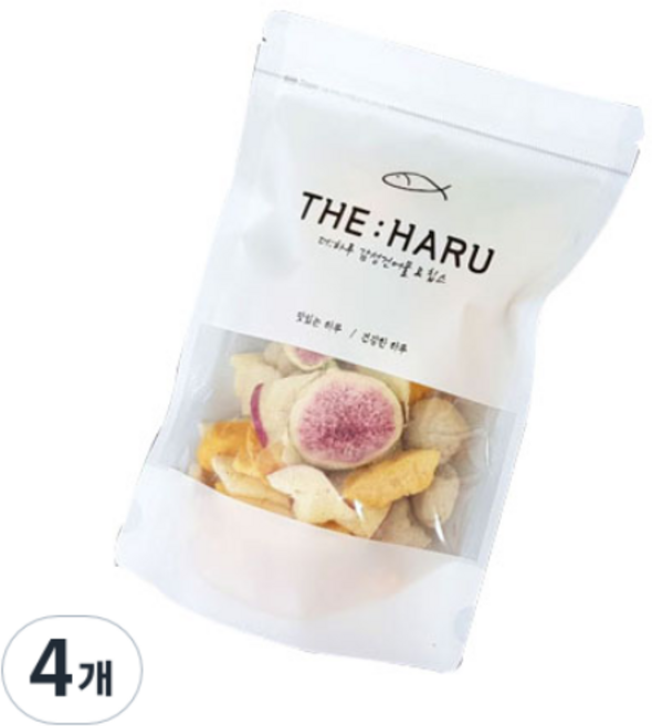 The Haru水果乾 混合, 100g, 4個