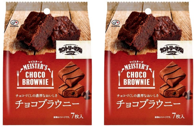 후지야 컨트리맘 마이스터즈 쵸코브라우니 75.6g x 2개