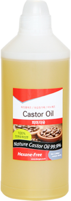 보르헤스 피마자유 피마자오일 아주까리기름 냉압착 비정제, 비정제 피마자유1L 1개, 1개