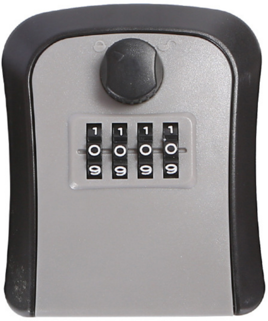 비밀번호 열쇠 보관함 키박스 현관 창고 펜션 미니 사이즈, 그레이, 1개, 그레이