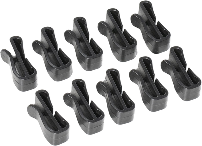 쏘이온 가방끈 고정 클립, 1개, 고정클립블랙10p