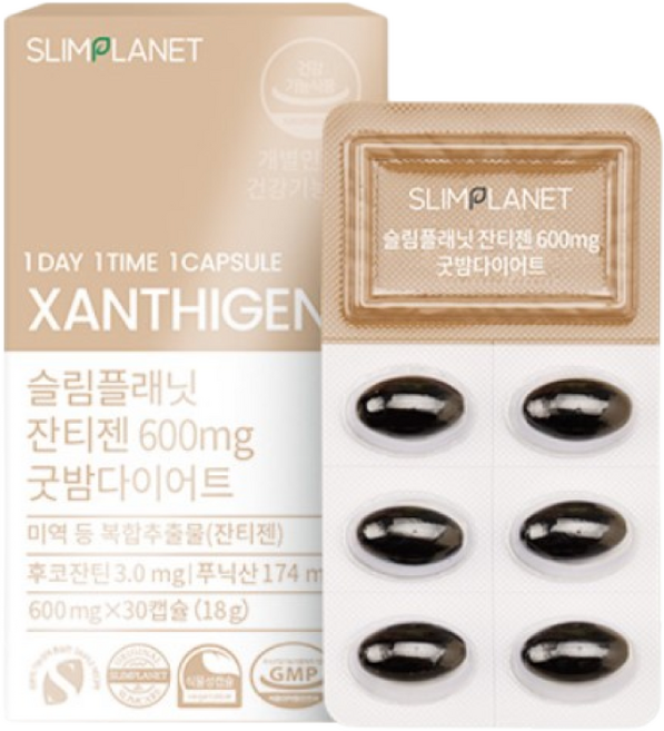 슬림플래닛 잔티젠 600mg 굿밤다이어트, 30정, 1개