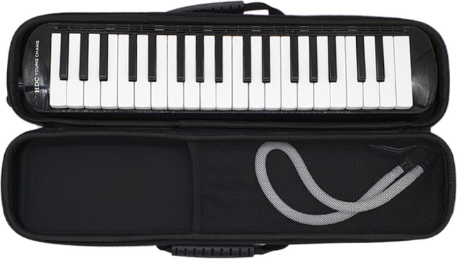 HDC영창 고급 블랙 멜로디언 YM-37 BLK-N 2024년 신제품, 1개