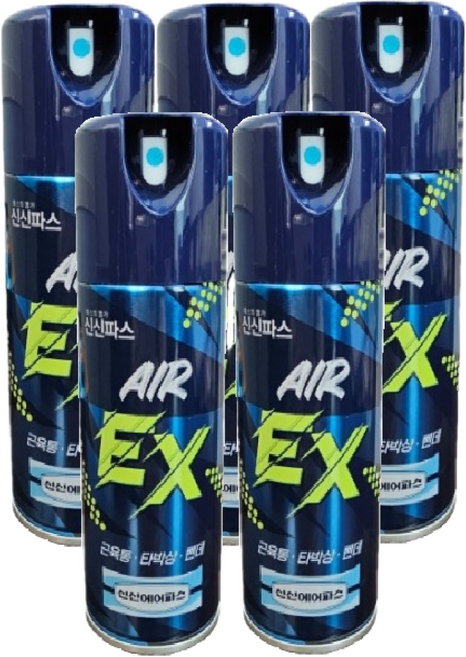 신신 에어파스 EX 200ml 스프레이, 1개입, 5개