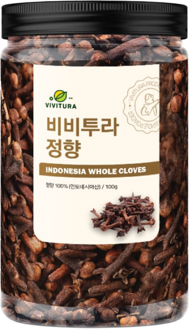 비비투라 정향 100%, 1개, 100g