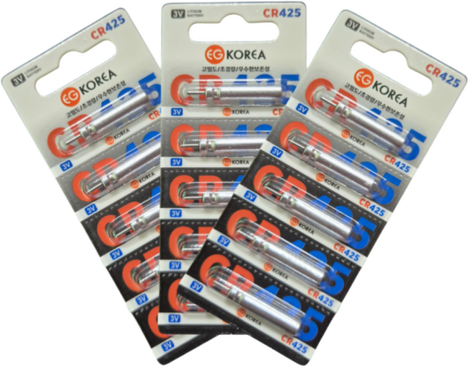 이지코리아 CR 425 전자케미 전자찌 구멍찌 센서찌 스마트찌 스마트케미 리필전지 30알, 30개