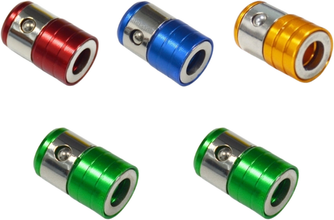 tinduo 초강자성 드라이버 비트 자화기 드릴 임팩 비트 자석, 5개