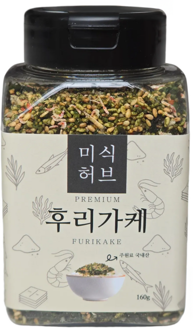미식허브 주원료 프리미엄 후리가케, 160g, 1개