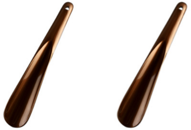 원이네 미니 구둣주걱 19.5cm, 브라운, 2개