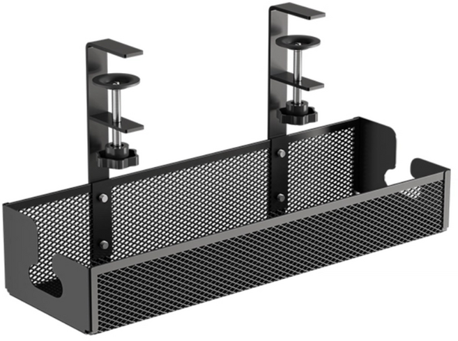 blitopia 멀티탭 정리 거치대, 블랙, 1개