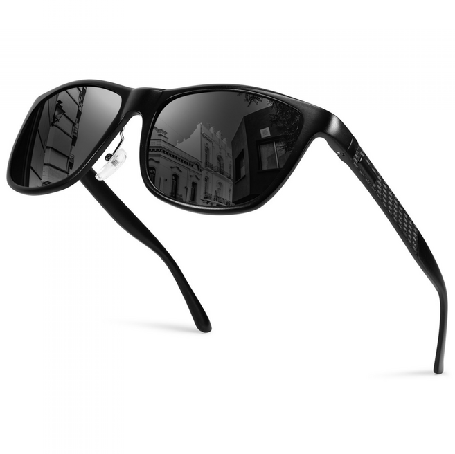 FEISEDY UV400 자외선 차단 선글라스 편광 초경량 합금프레임 골프 러닝 B1038