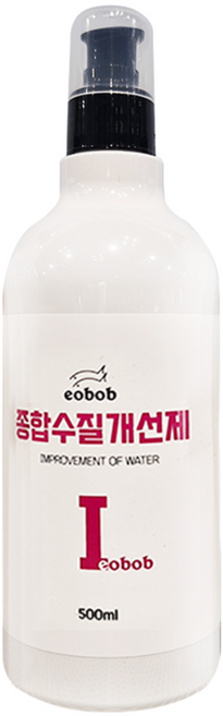 EOBOB 분사형 종합수질개선제 대용량 500NL 어항 환수 물갈이 용품, 1개, 500L