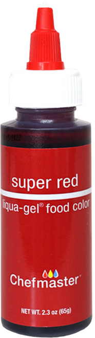 셰프마스터 리쿠아젤 식용색소 슈퍼레드, 65g, 1개