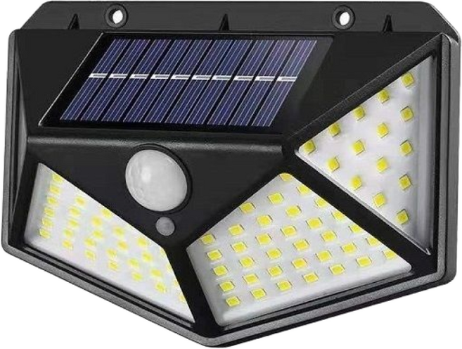 太陽能智能感應燈 戶外壁燈 防水照明, 150W【人體感應+天黑自動亮】強光