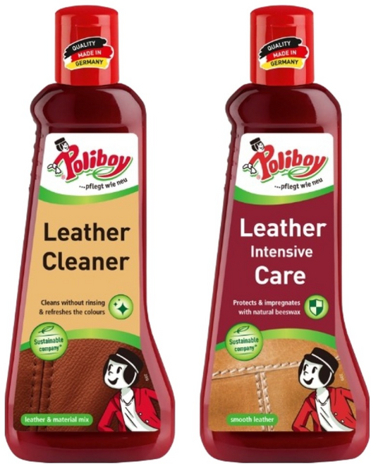폴리보이 레더 클리너 인텐시브 케어 2종 세트, 200ml, 1세트