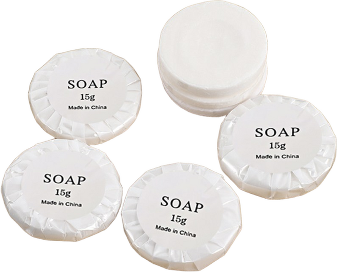 대한테이프 대용량비누 일회용 비누 15g 카페 사무실 호텔 모텔 펜션 숙박업소 개별포장, 1000개