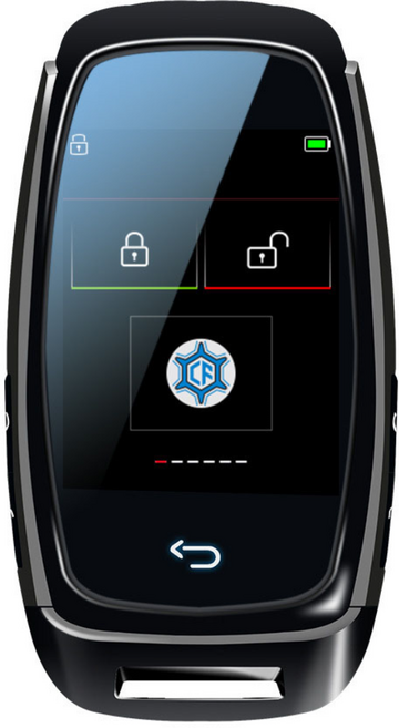 대륙의 실수 CF920 업그레이드버전 스마트키 DIY 자동차 자동 차문 개폐 액정 스마트키, 실버, 1개