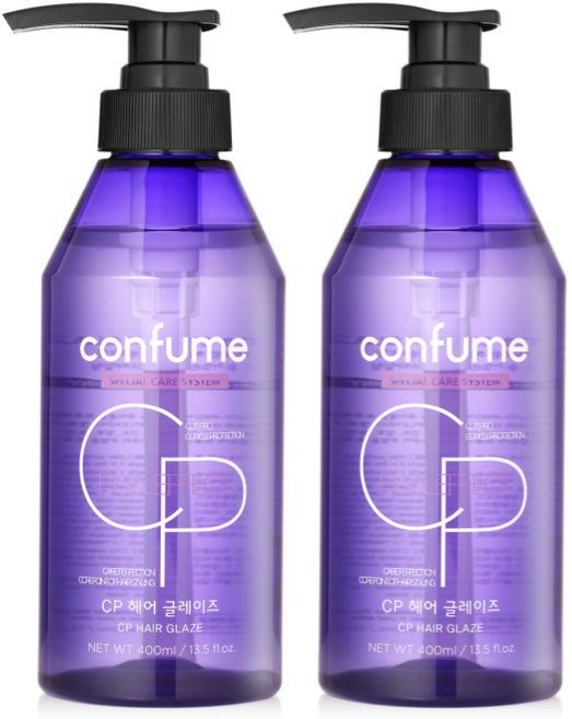 과일나라 컨퓸 CP헤어 글레이즈 400ml 2개+사은품 파우치 3장증정, 2개