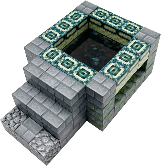 키디즘 마크 자석블럭 큐브 엔더포털 64피스 어린이 쌓기놀이 장난감, 1개