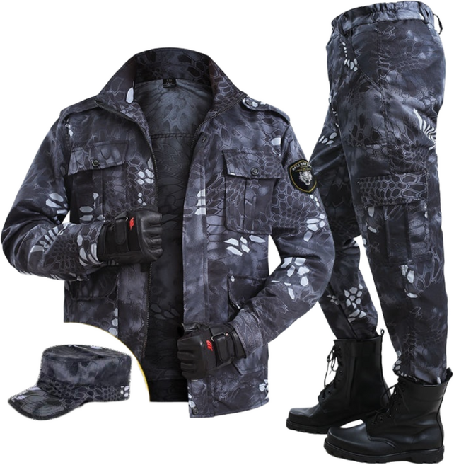 블랙 전투복 미군군복 사막 밀리터리 작업복 상하의