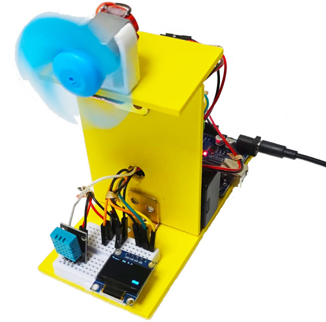 피지컬 AI 아두이노 선풍기 만들기 올인원 키트 (Physical AI Arduino Fan Kit), 1개