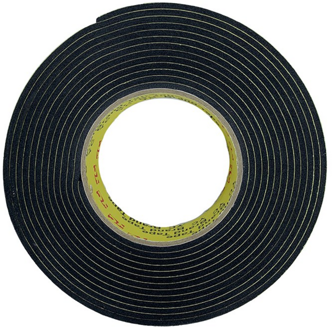 EVA 단면 흑색 스펀지테이프 폭10mmx두께3mm길이5M, 1개